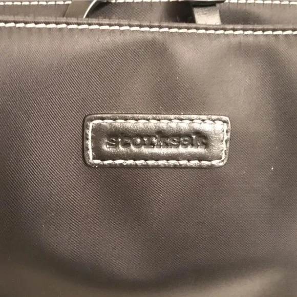 Storksak Gigi Diaper bag in black nylon - Picture 5 of 16